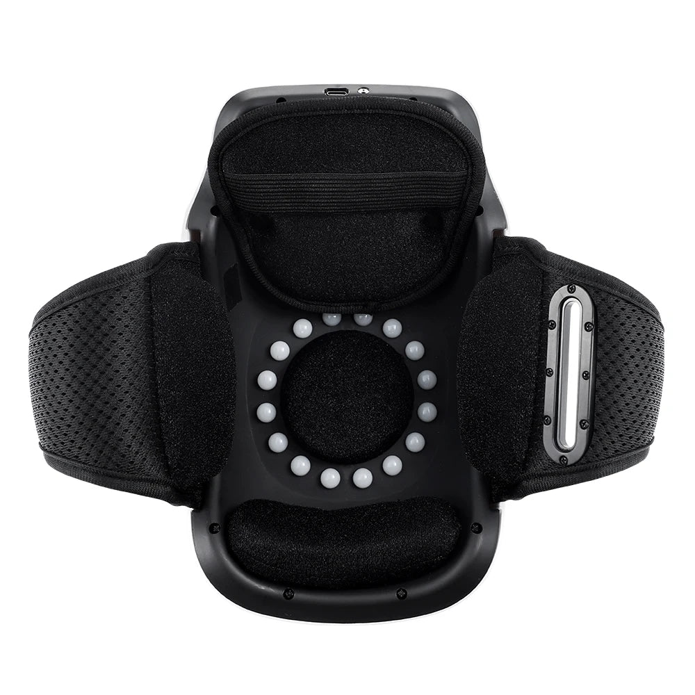 Portable Red Light Knee Massager Heated Massage Equipment for Use with LED Screen Soft Air Wearable Cordless Travel Massager