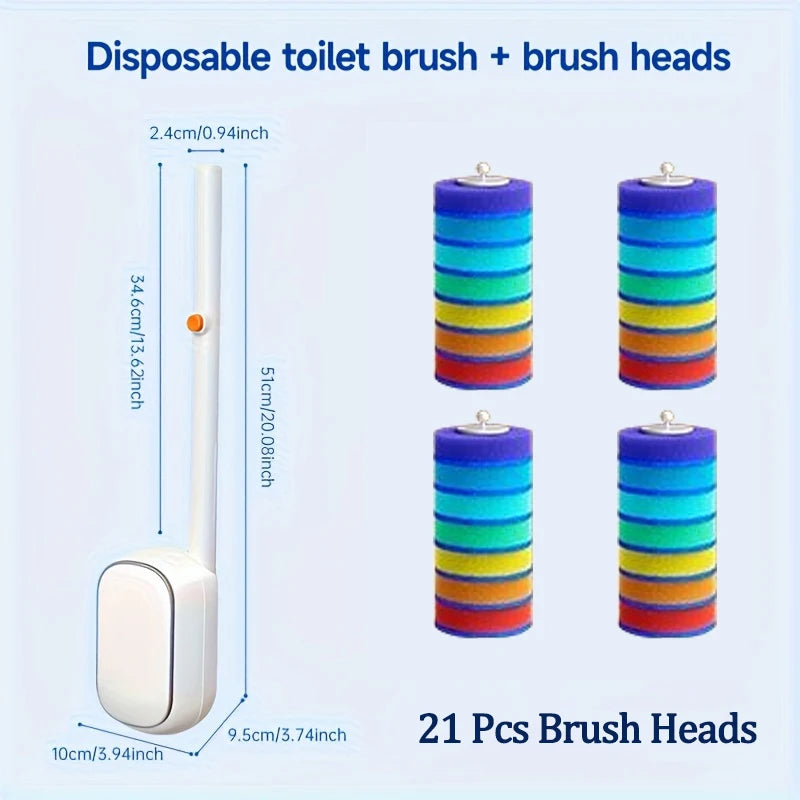 Toilet Bowl Cleaner Brush JOYBOS Wall Hanging With Holder Refills Set Bathroom WC Cleaning Toilet Bowl Brushes For Home Tool