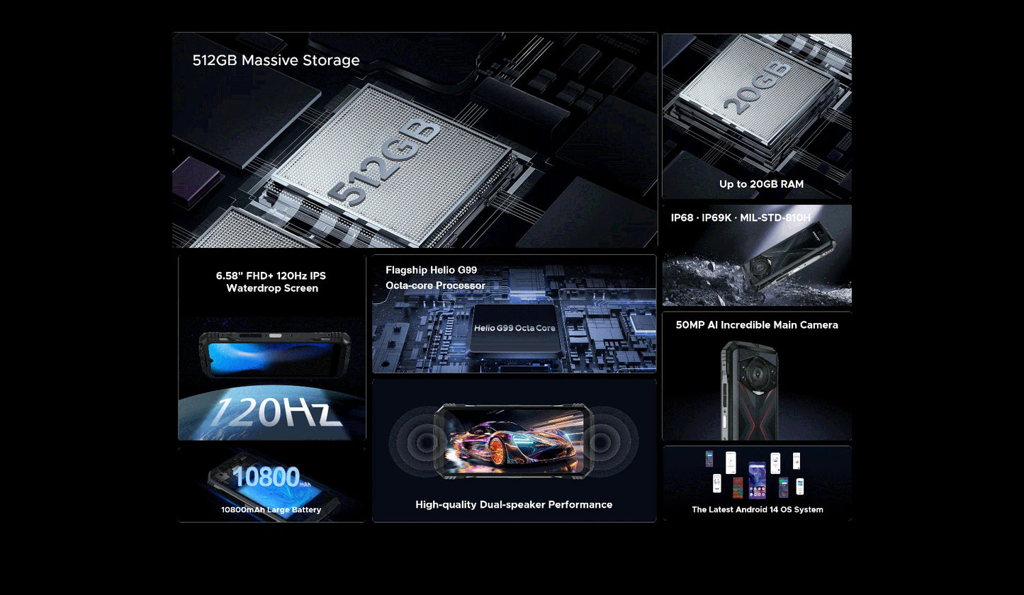 DOOGEE S118 Câmera 50MP