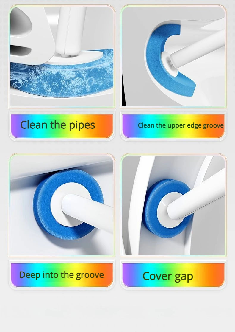 Toilet Bowl Cleaner Brush JOYBOS Wall Hanging With Holder Refills Set Bathroom WC Cleaning Toilet Bowl Brushes For Home Tool