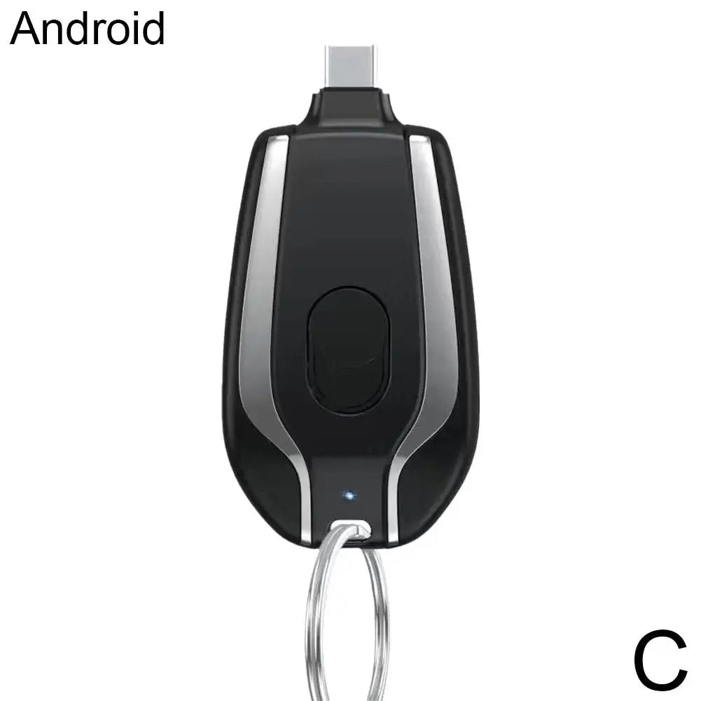 1500mAh Mini Keychain Smartphone Portable Power Bank For Android Emergency Charger Portable Charger