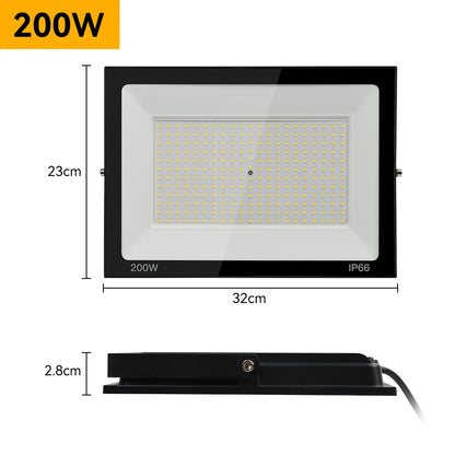 Refletor LED 10W a 100W p/ Exterior