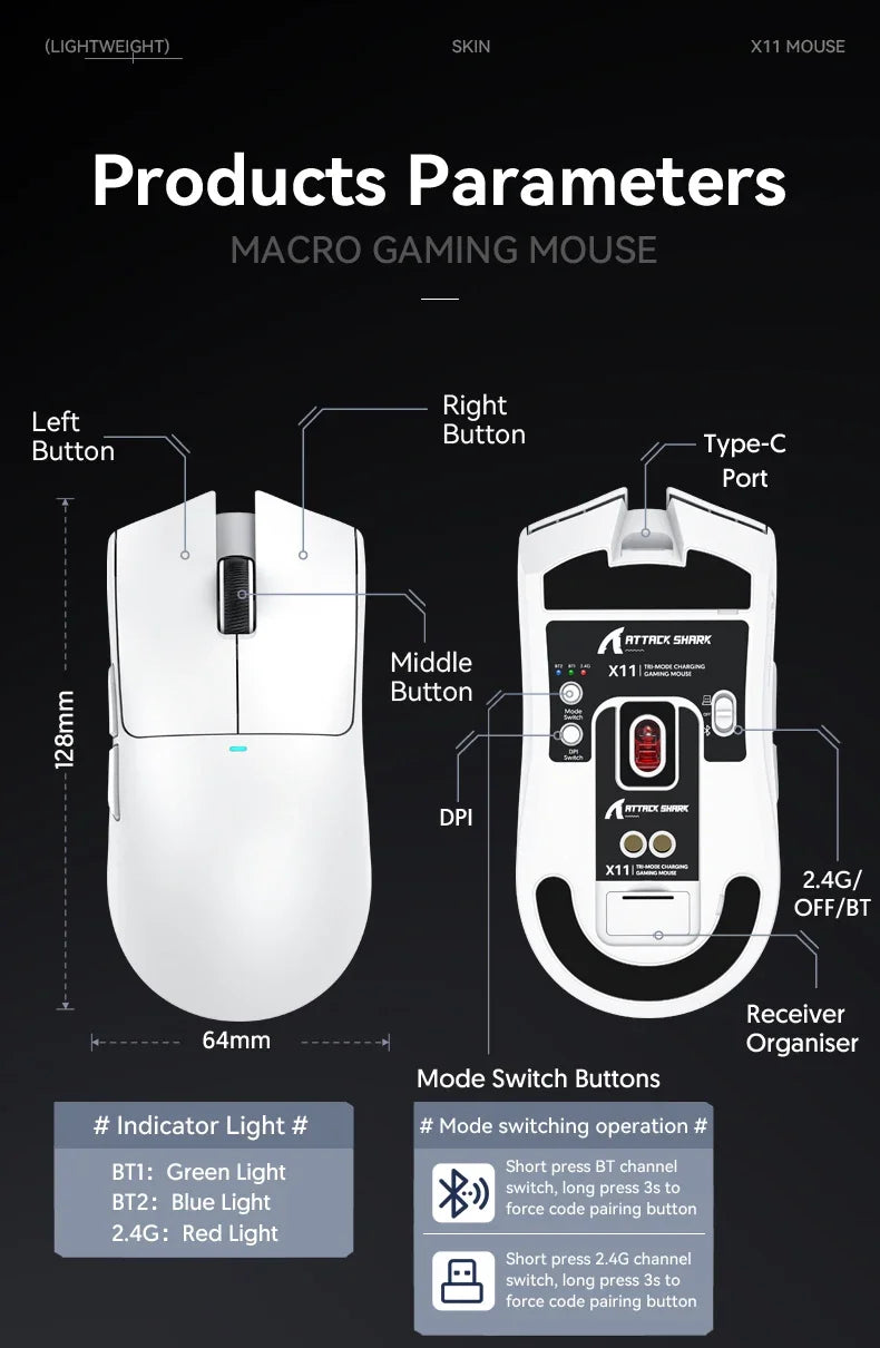 Mouse Gamer 400IPS