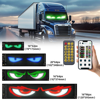 LED Devil Eyes p/ Carro - Personalize com Bluetooth