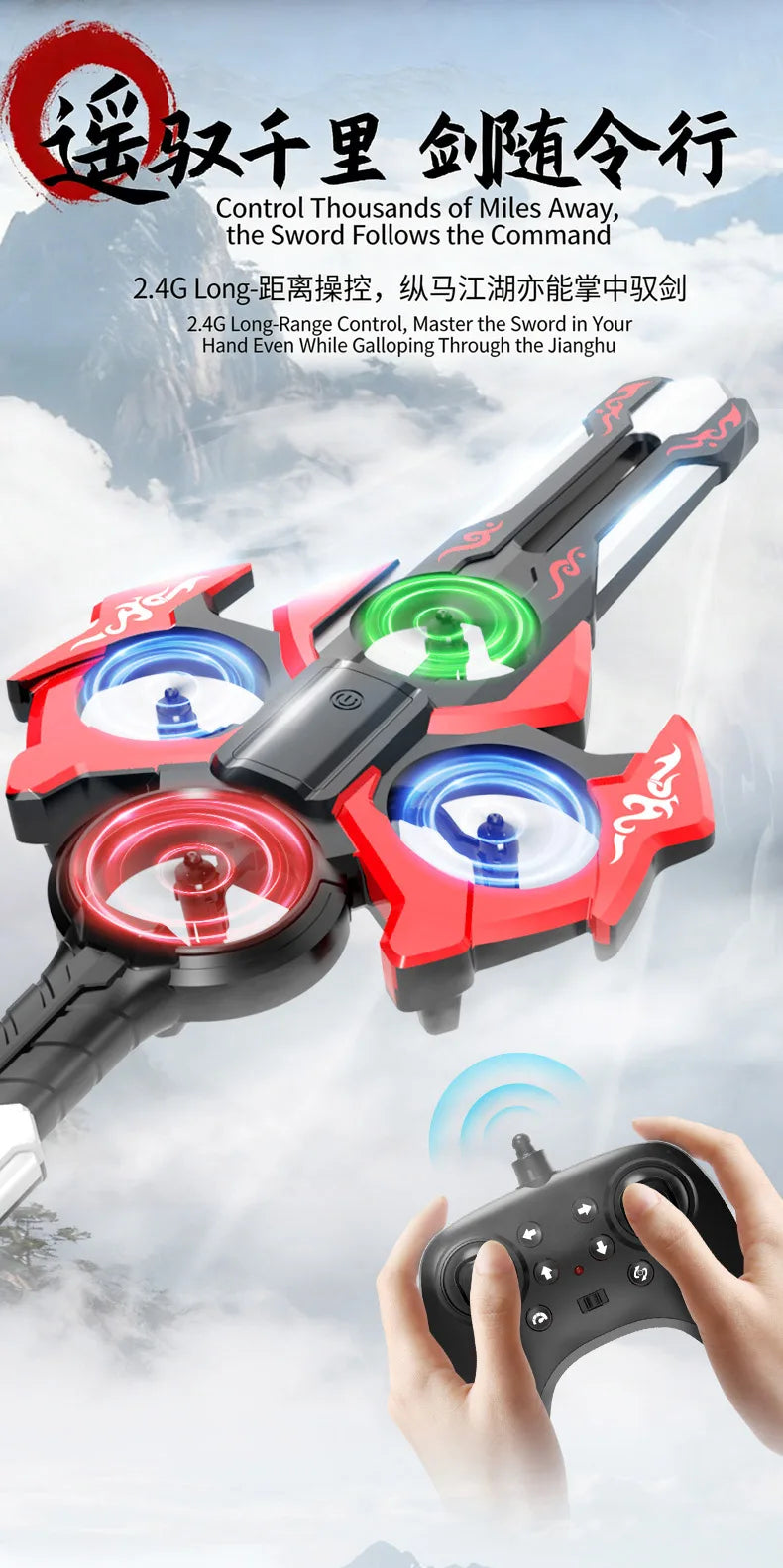 Drone Espada Voadora Infantil