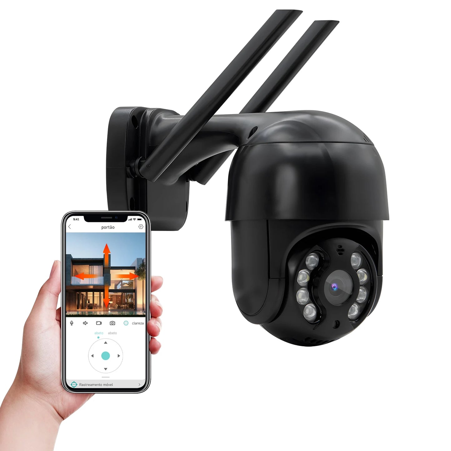 Câmera Wi-Fi ICSEE 4K 360º