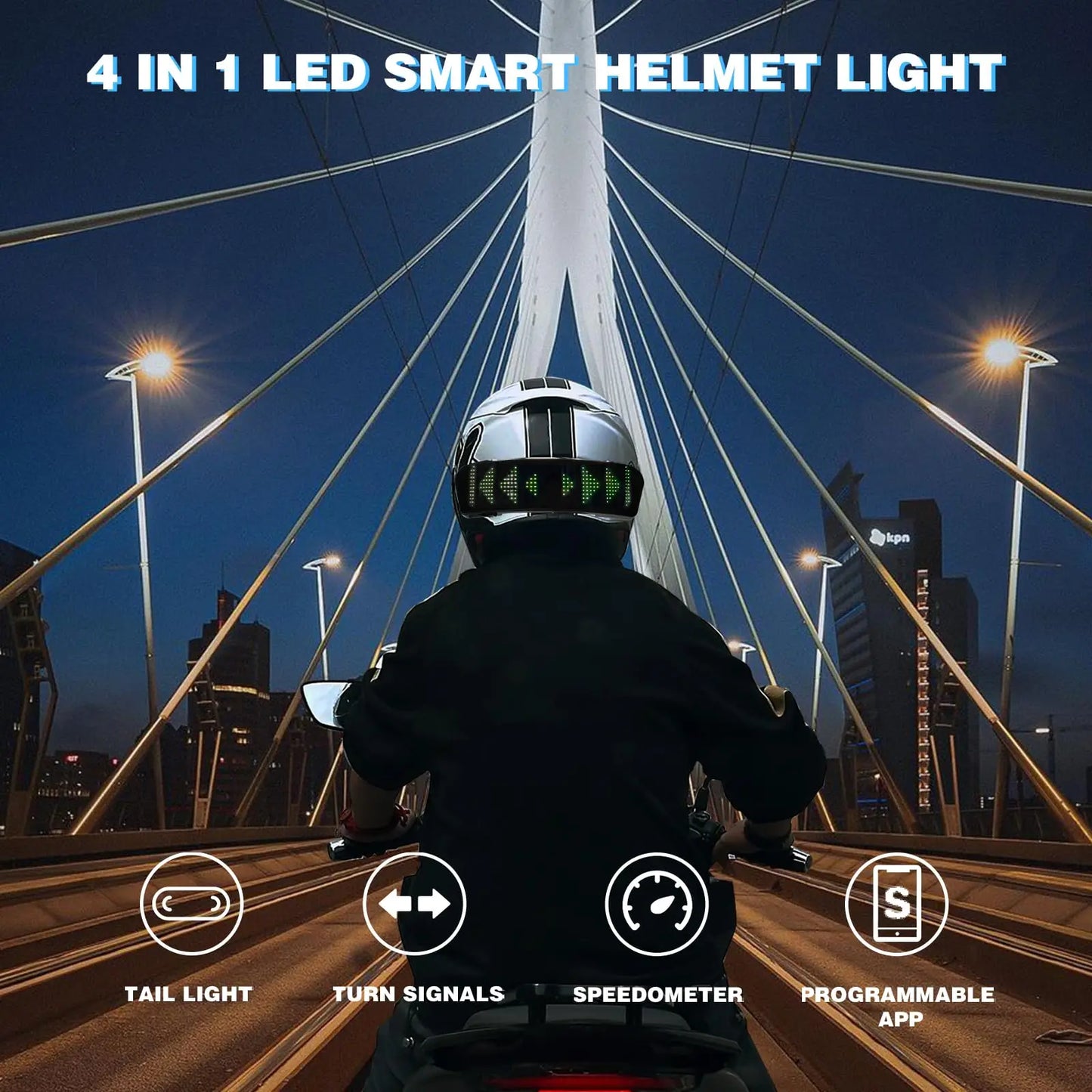 Visor LED p/ Capacete Original