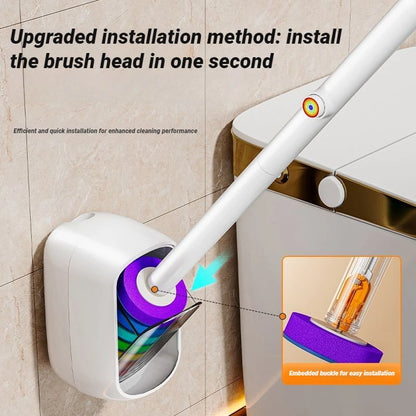 Toilet Bowl Cleaner Brush JOYBOS Wall Hanging With Holder Refills Set Bathroom WC Cleaning Toilet Bowl Brushes For Home Tool