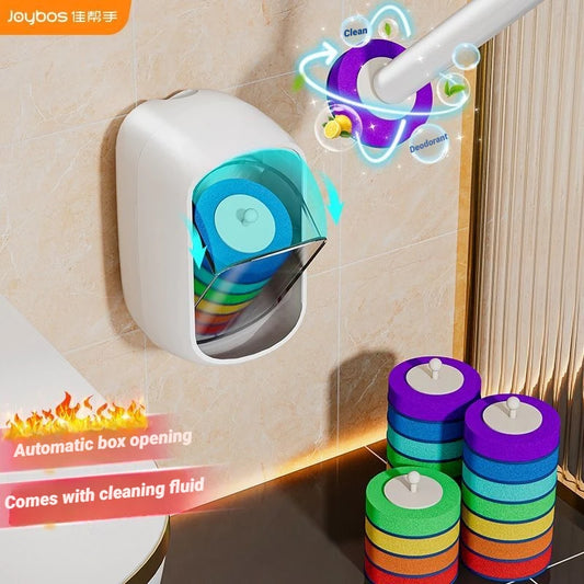 Toilet Bowl Cleaner Brush JOYBOS Wall Hanging With Holder Refills Set Bathroom WC Cleaning Toilet Bowl Brushes For Home Tool