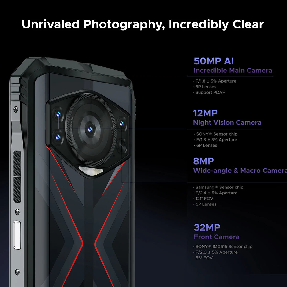 DOOGEE S118 Câmera 50MP