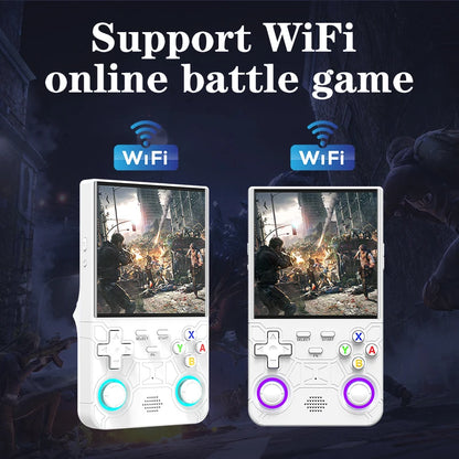 Retro R36 Ultra Handheld Video Game Console 4.0 Inch IPS Screen 128GB Preloaded Games Portable Pocket Player with Linux System