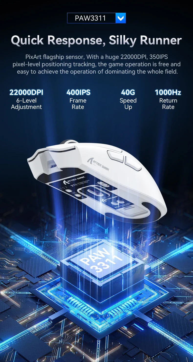 Mouse Gamer 400IPS
