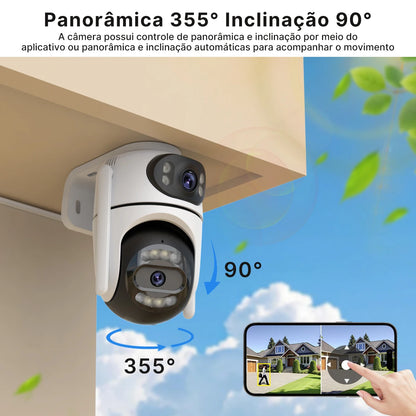 Kit 2 Câmeras Wi-Fi PTZ