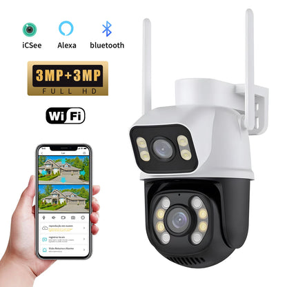 Câmera Wi-Fi ICSEE 4K 360º