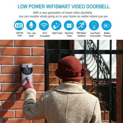 Campainha Inteligente Wi-Fi com Câmera