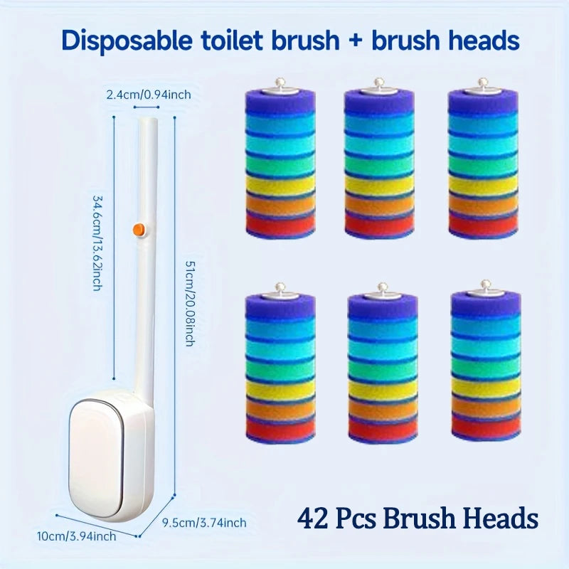 Toilet Bowl Cleaner Brush JOYBOS Wall Hanging With Holder Refills Set Bathroom WC Cleaning Toilet Bowl Brushes For Home Tool
