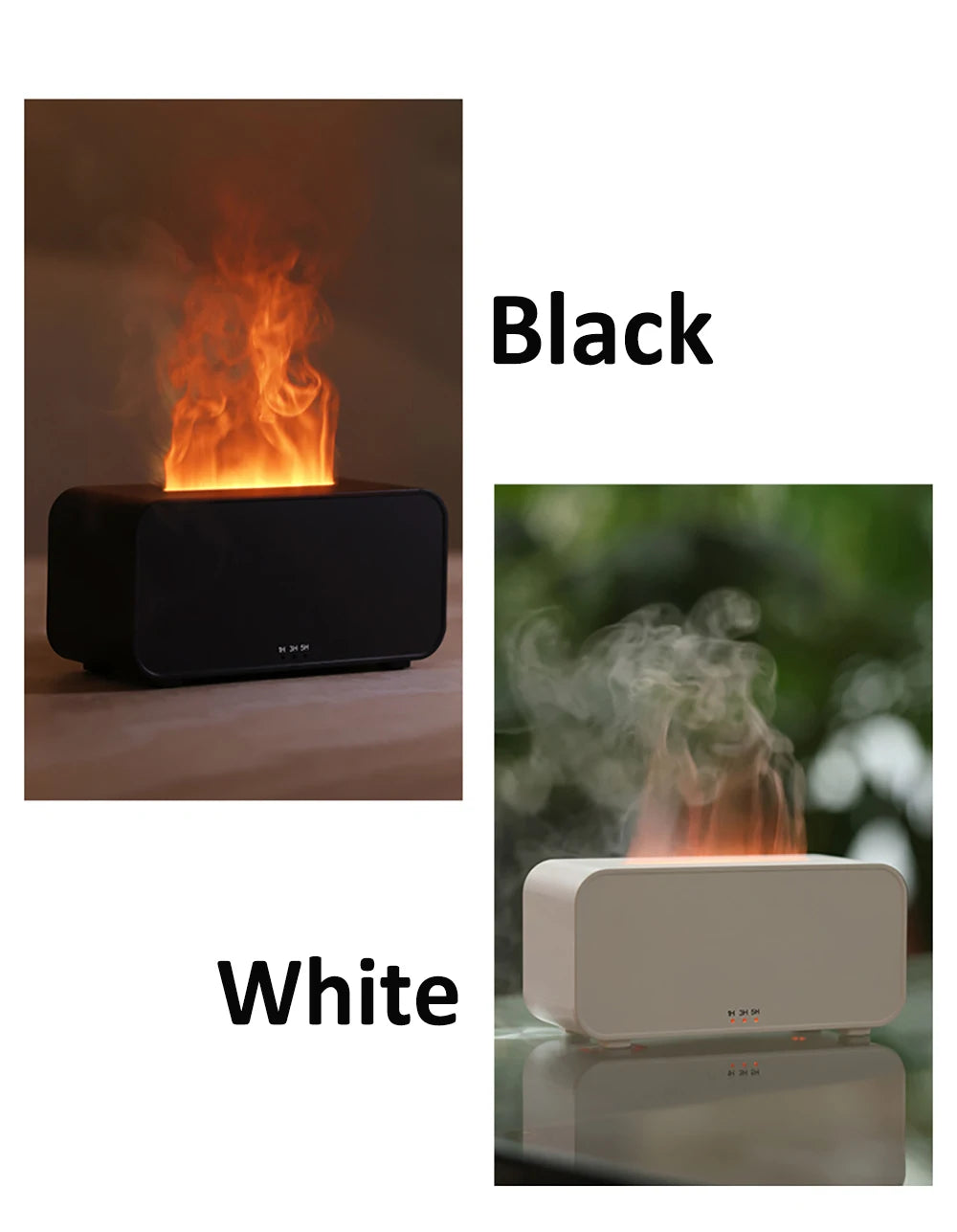 Umidificador com Efeito Chama