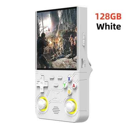 Retro R36 Ultra Handheld Video Game Console 4.0 Inch IPS Screen 128GB Preloaded Games Portable Pocket Player with Linux System