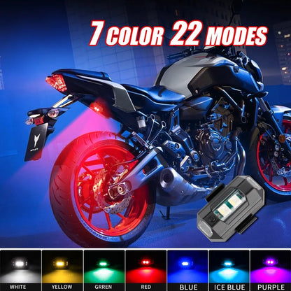 Luz Strobe 7 Cores p/ Drones e Motos