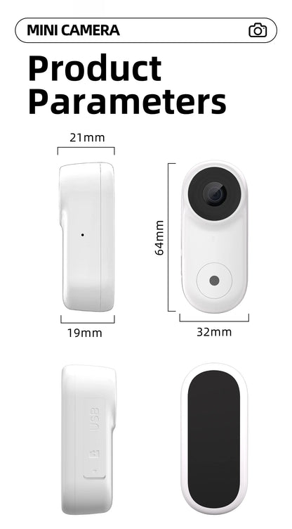 OnePlus Magnetic Pocket Mini Camera Waterproof 1080P HD Action Cam for Motorcycle Helmet Riding Outdoor Sports Video Recorder