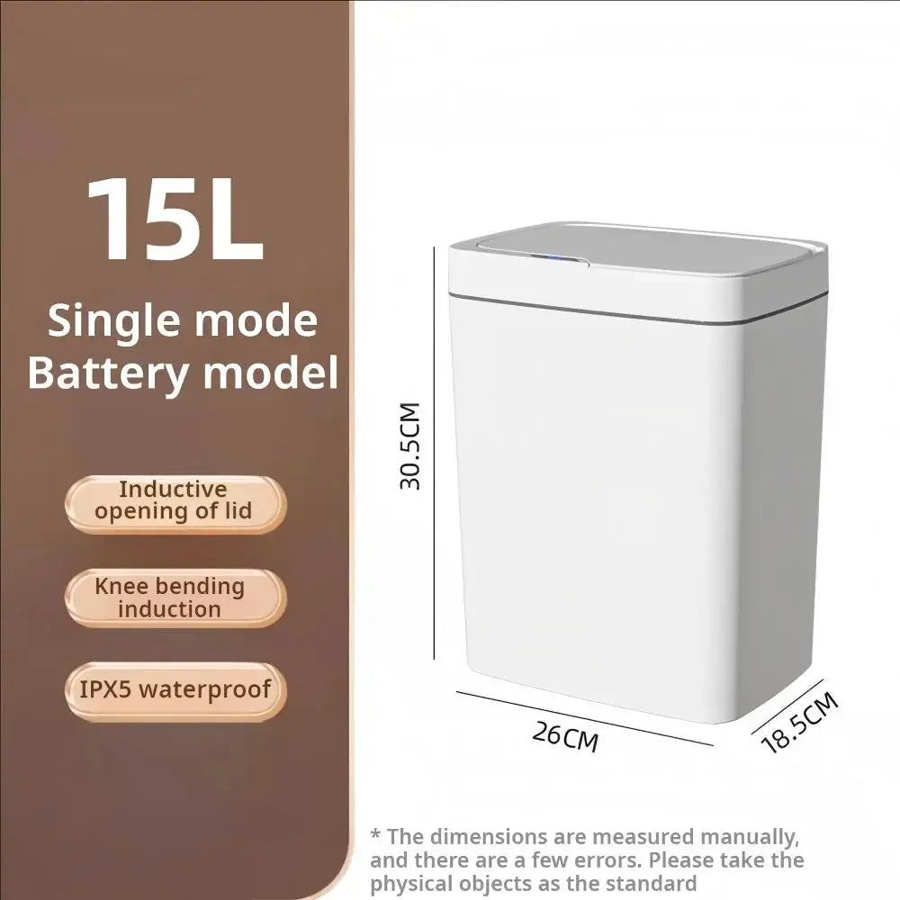 Lixeira Automática 15L Moderna