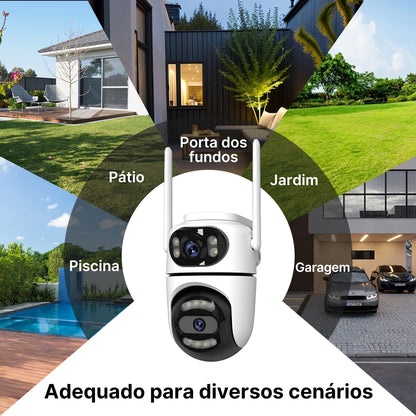 Kit 2 Câmeras Wi-Fi PTZ