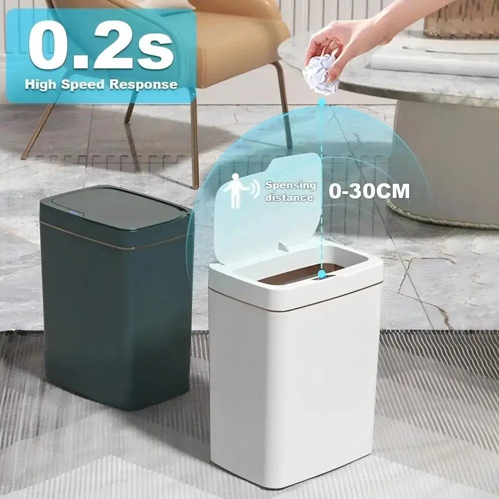 Lixeira Automática 15L Moderna