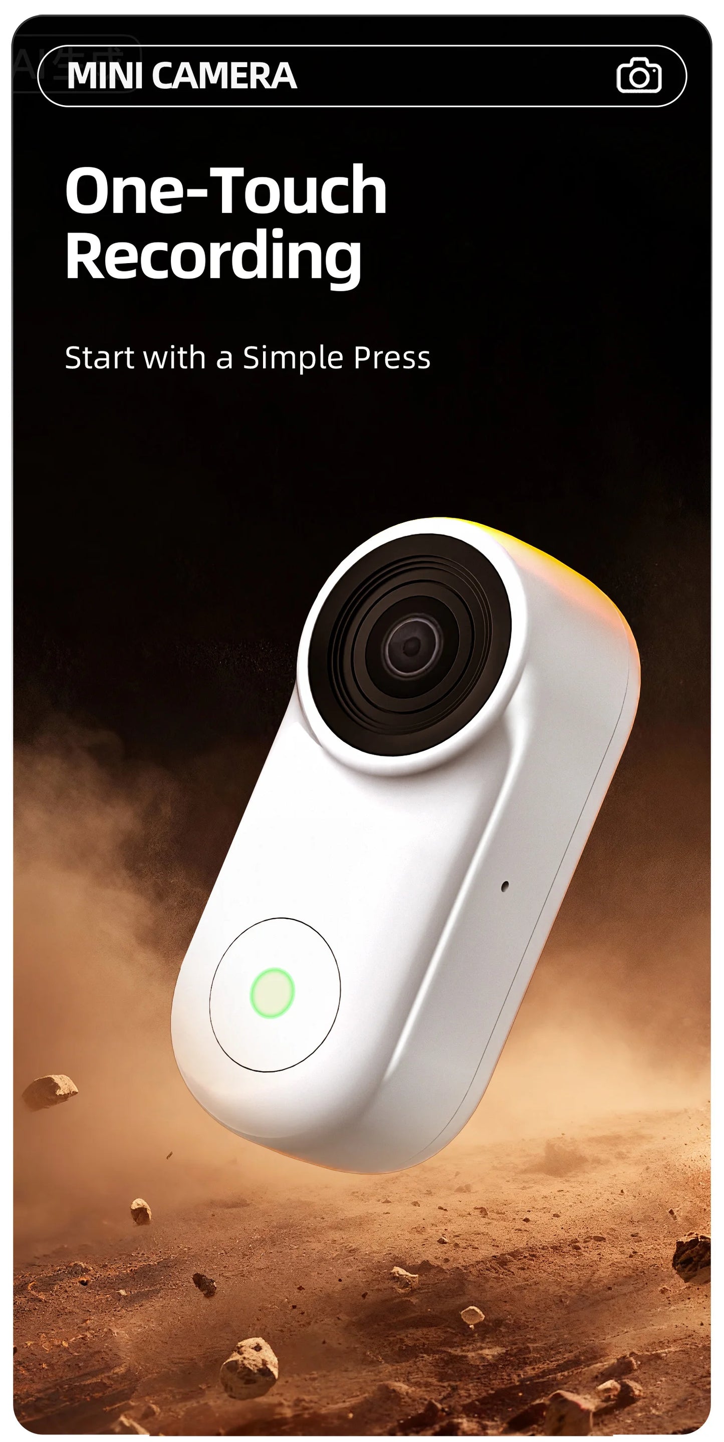 OnePlus Magnetic Pocket Mini Camera Waterproof 1080P HD Action Cam for Motorcycle Helmet Riding Outdoor Sports Video Recorder