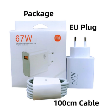 Carregador Xiaomi Turbo 67W Original