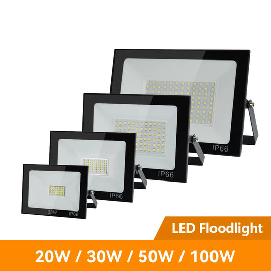 Refletor LED 10W a 100W p/ Exterior