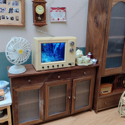 Mini TV Vintage Portátil