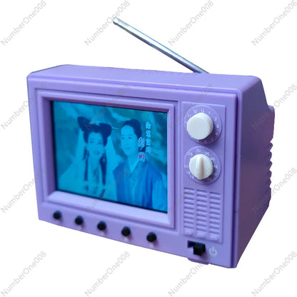 Mini TV Vintage Portátil