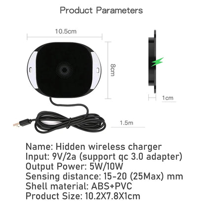 Carregador Wireless Invisível