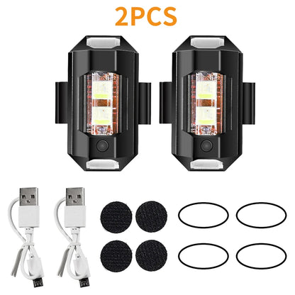 Luz Strobe 7 Cores p/ Drones e Motos