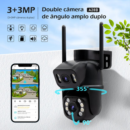 Câmera Wi-Fi ICSEE 4K 360º