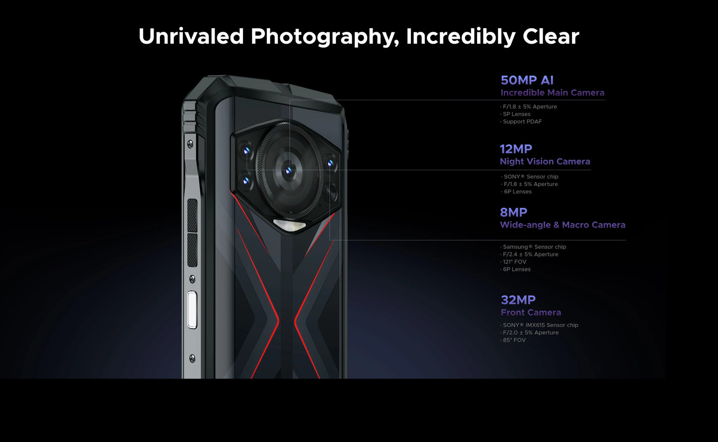 DOOGEE S118 Câmera 50MP