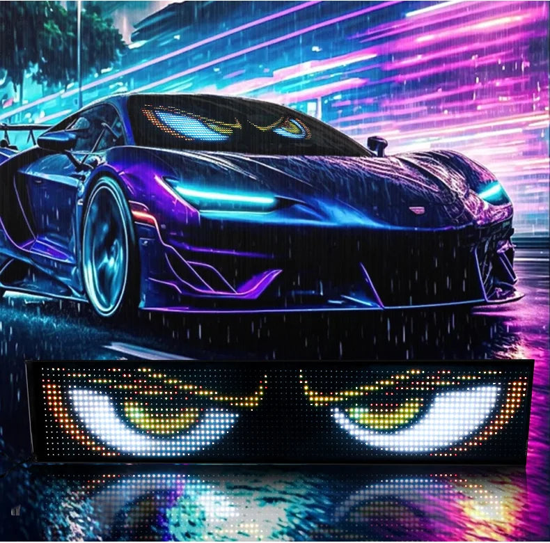 LED Devil Eyes p/ Carro - Personalize com Bluetooth