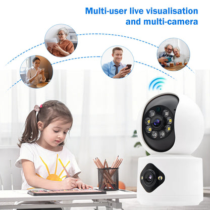 Câmera Wi-Fi ICSEE 4K 360º