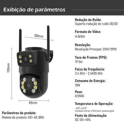 Câmera à Prova d’Água