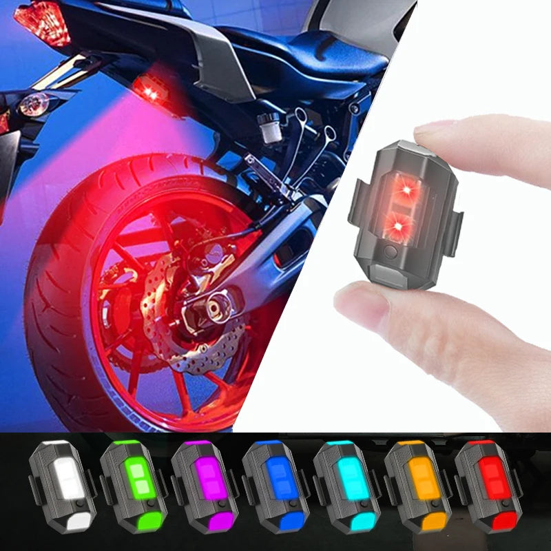 Luz Strobe 7 Cores p/ Drones e Motos