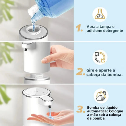 Saboneteira Inteligente Sem Toque