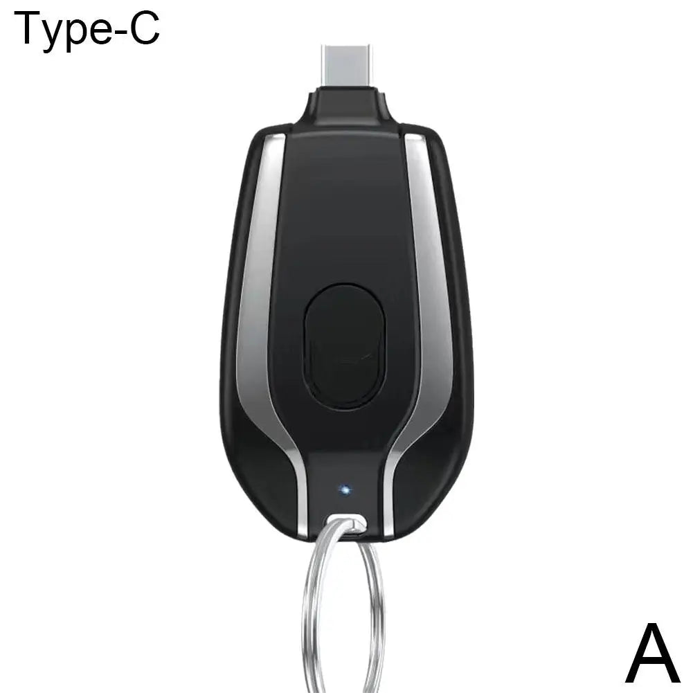 1500mAh Mini Keychain Smartphone Portable Power Bank For Android Emergency Charger Portable Charger