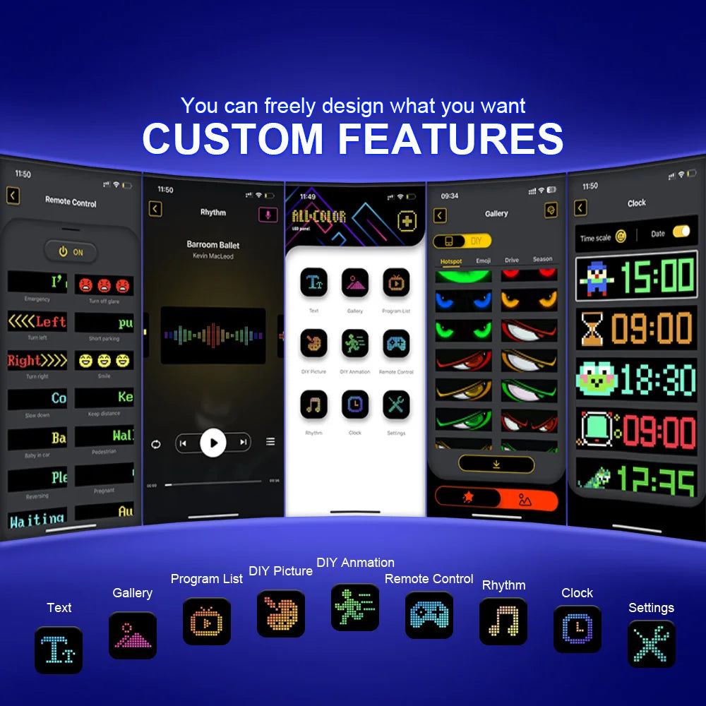 LED Devil Eyes p/ Carro - Personalize com Bluetooth