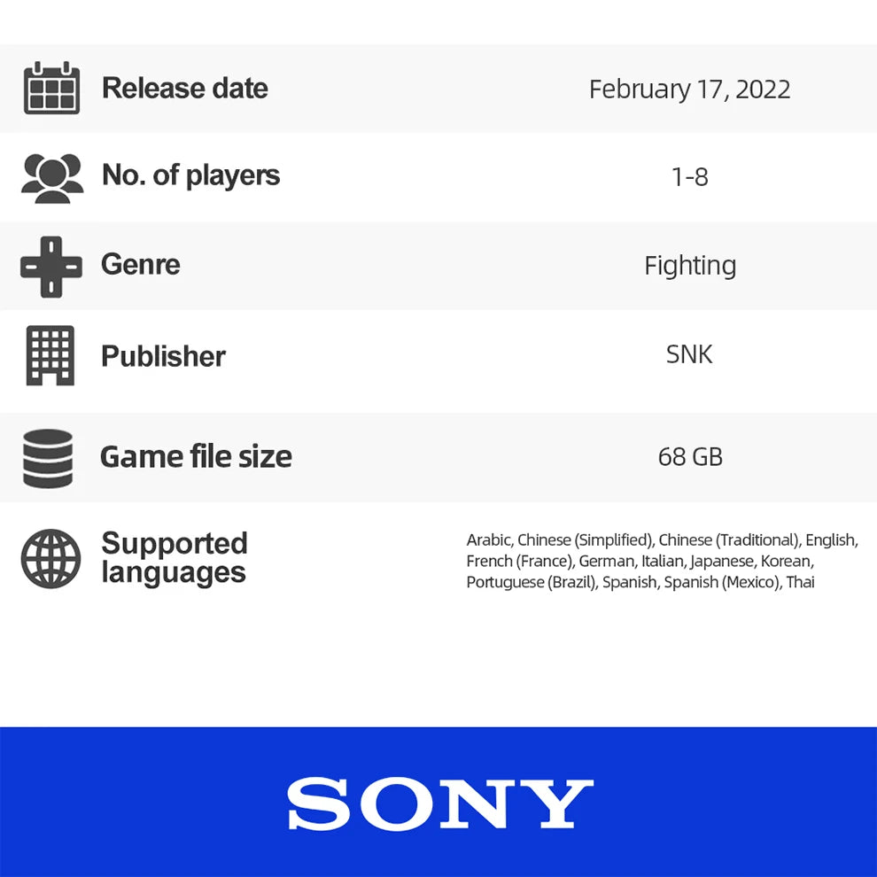 King of Fighters XV PS5