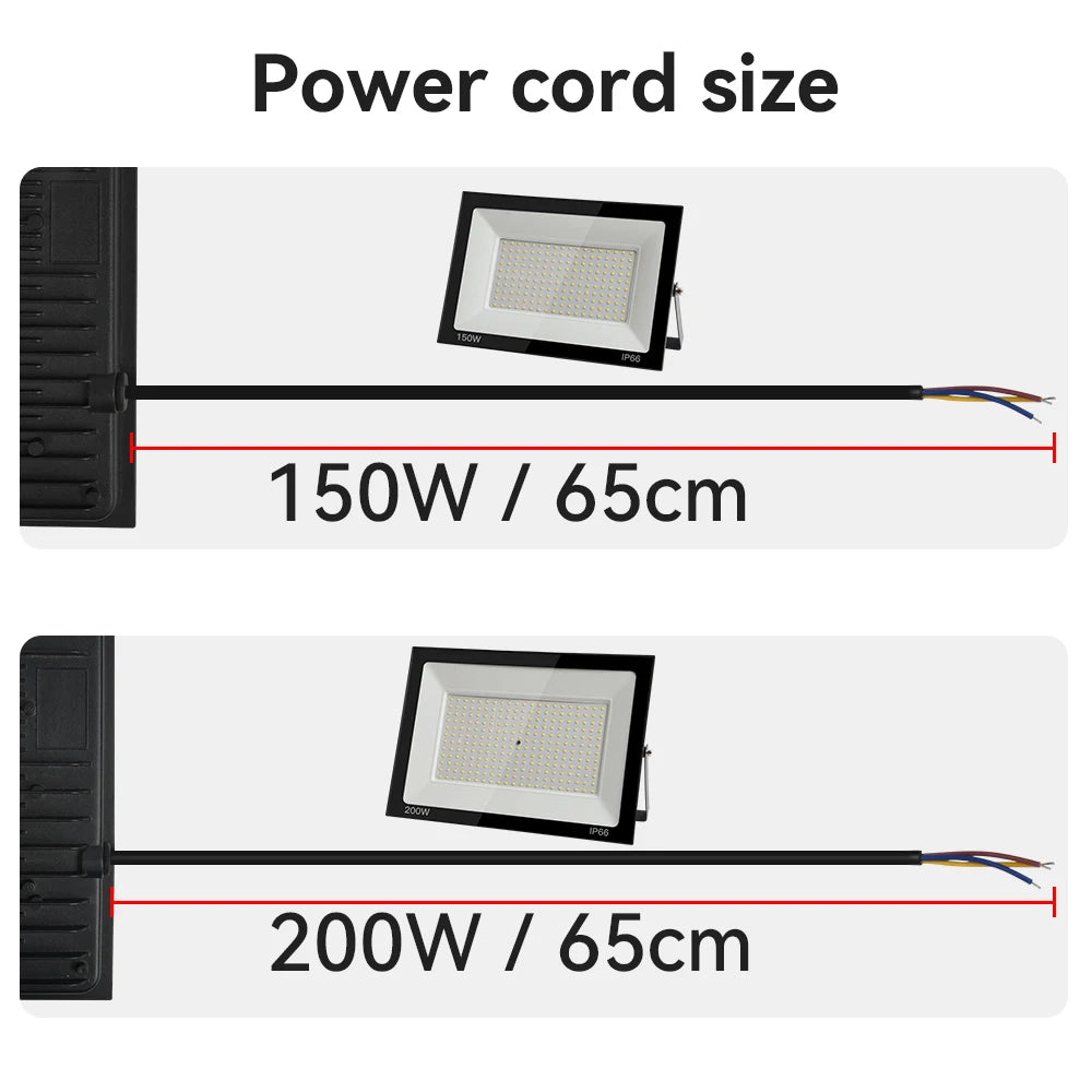 Refletor LED 10W a 100W p/ Exterior