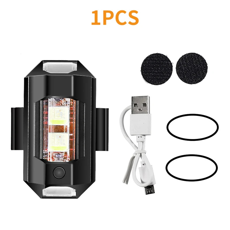 Luz Strobe 7 Cores p/ Drones e Motos