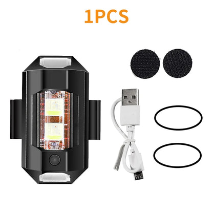 Luz Strobe 7 Cores p/ Drones e Motos