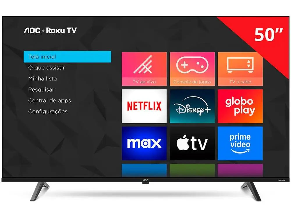 Smart TV 50 Polegadas 4K