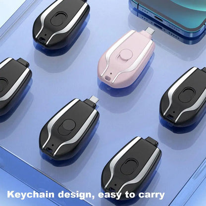 1500mAh Mini Keychain Smartphone Portable Power Bank For Android Emergency Charger Portable Charger