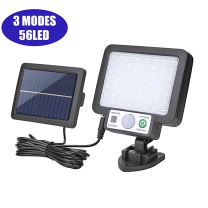 Luminária Solar de Parede com Sensor
